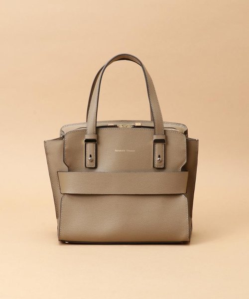 フロントベルトデザイン ハンドバッグ 