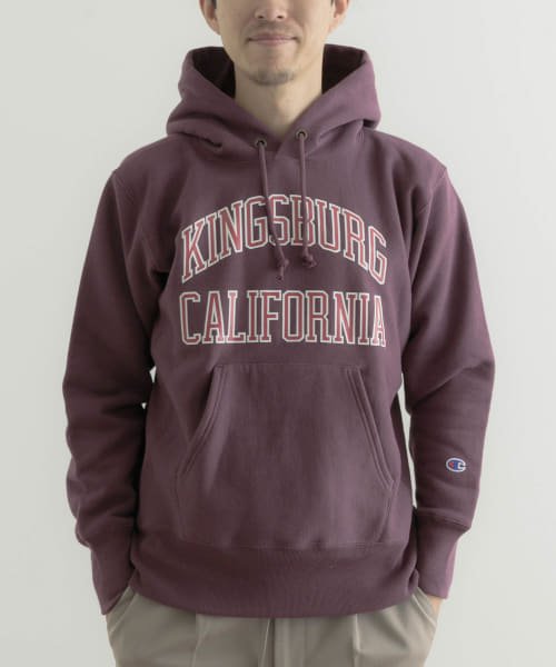 ITEMS URBANRESEARCH(アイテムズアーバンリサーチ（メンズ）)/Champion　ReverseWeave Hooded Sweat/WINE