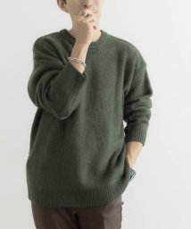 ITEMS URBANRESEARCH(アイテムズアーバンリサーチ（メンズ）)/ジャガードクルーネックプルオーバーニット/GRN