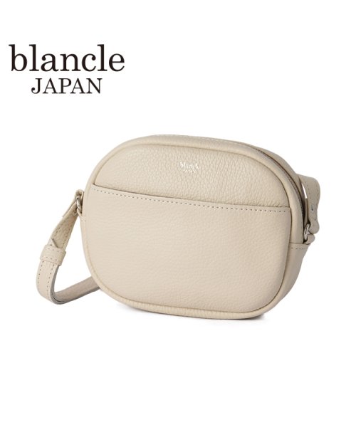 blancle(ブランクレ)/ブランクレ ショルダーバッグ レディース ブランド レザー 本革 斜めがけ 日本製 BLANCLE BC1226/ライトベージュ