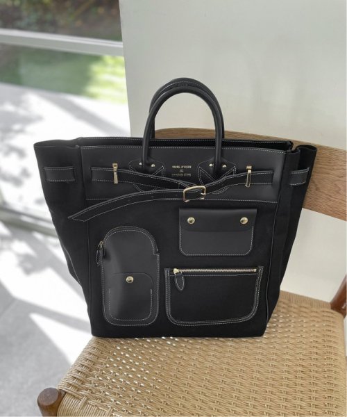 【YOUNG&OLSEN/ヤングアンドオルセン】STEAMERS CANVAS POCKET TOTE YOUNG&OLSEN/ヤングアンドオルセン FRAMeWORK