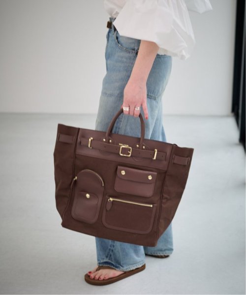 【YOUNG&OLSEN/ヤングアンドオルセン】STEAMERS CANVAS POCKET TOTE YOUNG&OLSEN/ヤングアンドオルセン FRAMeWORK