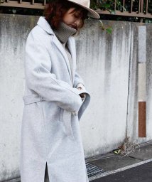 ARGO TOKYO/Wool Blend Long Gown Coat 21079ウールブレンドロングガウンコート　ガウンコート　ウールコート　ロングコート　冬コート/505785203