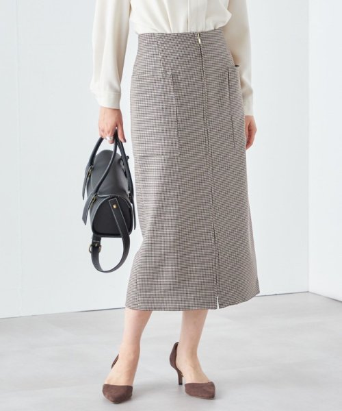 〈手洗い可能〉フロント ジップ サイド ポケット タイト スカート ◇ 