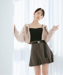 JILL by JILL STUART(ジル バイ ジル スチュアート)/◇ロゴジャガードテープパーカー　WEB限定カラー：レッド/ピンク