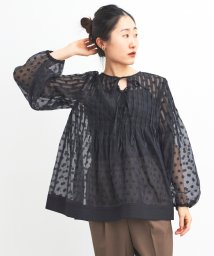 le.coeur blanc/TORRAZZO DONNA 別注 ドット2WAYブラウス/505780590