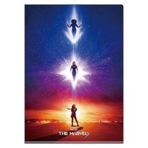 cinemacollection/マーベルズ ポケットファイル Wポケットクリアファイル A4 The Marvels MARVEL インロック コレクション文具 キャラクター グッズ /505784388