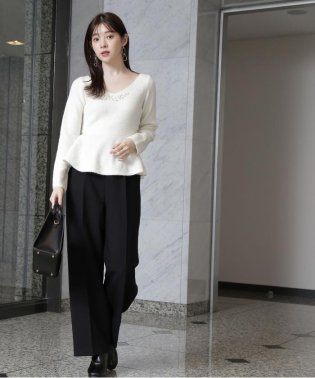 PROPORTION BODY DRESSING/ウエストパールパンツ/505785333