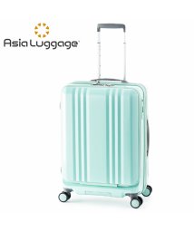 ASIA LUGGAGE/アジアラゲージ デカかるEdge スーツケース Mサイズ 55L 65L フロントオープン ストッパー付き 拡張 軽量 ALI－077－22FW/505786295