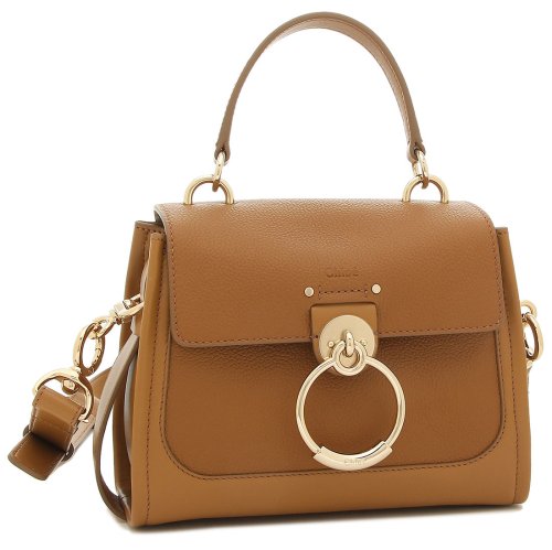 Chloé ブラウン レザー ショルダーバッグ