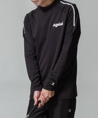 ZIP FIVE/【Agsiel】 あったか裏起毛長袖モックネックTシャツ/505786563