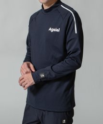 ZIP FIVE/【Agsiel】 あったか裏起毛長袖モックネックTシャツ/505786563