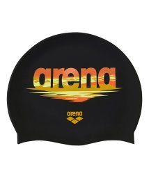 arena (アリーナ)/シリコーンキャップ/ブラック×イエロー