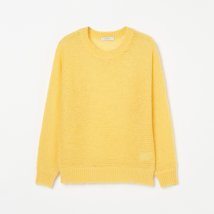 HELIOPOLE(エリオポール)/MOHAIR CREW NECK KNIT/イエロー