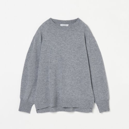 HELIOPOLE(エリオポール)/WOOL CASHMERE PULLOVER KNIT/グレー