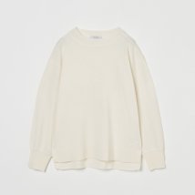 HELIOPOLE(エリオポール)/WOOL CASHMERE PULLOVER KNIT/アイボリー