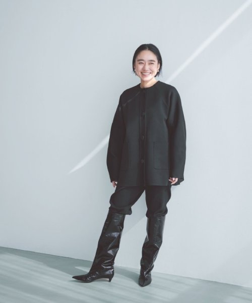 ＜AYA KANEKO for TO UNITED ARROWS＞ニット コート ナノ・ユニバース/LB.03/「SQUALL PROOF」パッカブルステンカラーコート D2958110604(22440円)