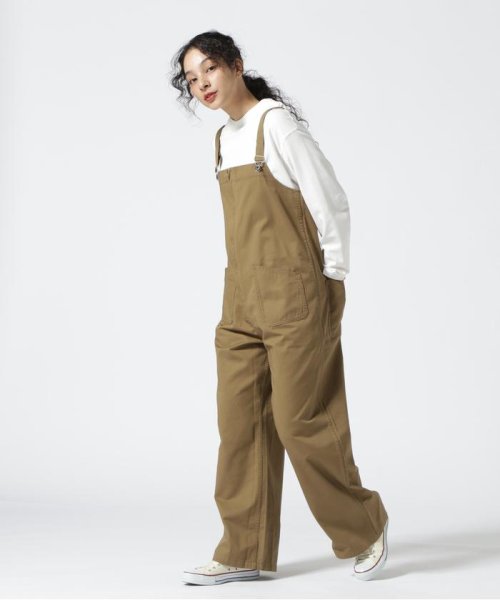 Schott(ショット)/Women's/OVERALL PANTS/オーバーオールパンツ/オリーブ