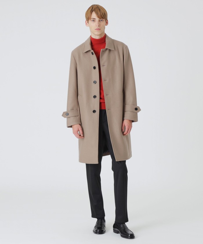 店舗限定】メルトンステンカラーコート(505738930)｜HANKYU MEN'S