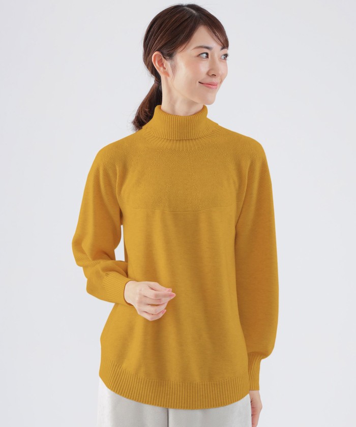 美品/トランスワーク TRANS WORK ウールニット 表記 38号 9号 相当 黄色 イエロー 毛 ウール シンプル 無地 春秋 トップス レディース イエロー系｜ニット・セーター｜TRANS WORK(トランスワーク