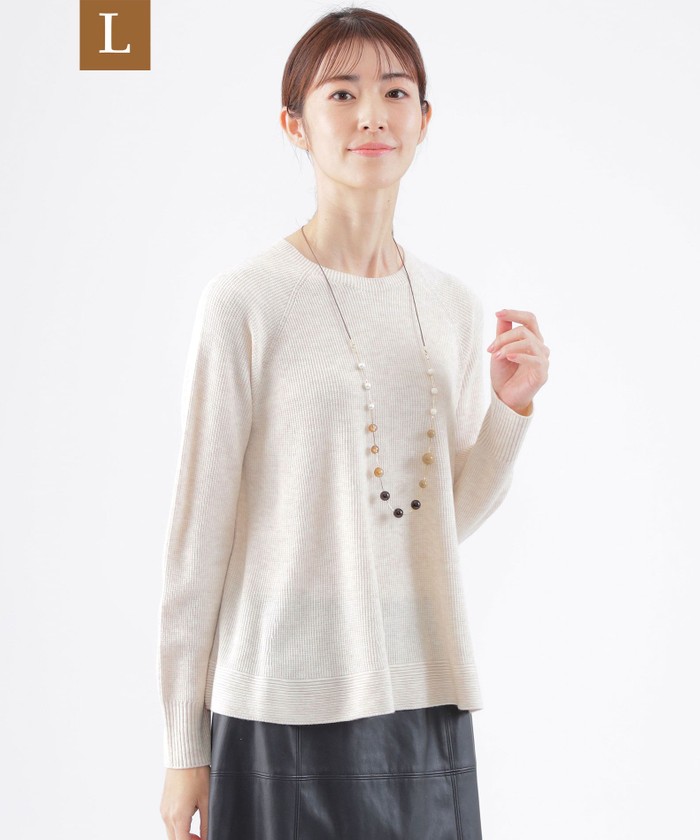TRANS WORK トランスワーク【新品】　ニット　ラメ入り　L 30,000～¥49,999｜ニット・セーター｜TRANS WORK(Lサイズ