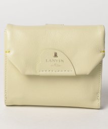 LANVIN en Bleu(BAG)(ランバンオンブルー（バッグ）)/ルイーズ 二つ折り財布/スモーキーイエロー