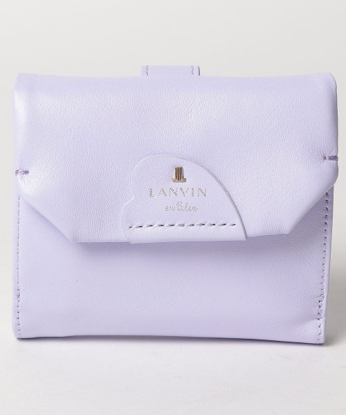 LANVIN en Bleu(BAG)(ランバンオンブルー（バッグ）)/ルイーズ 二つ折り財布/ライラック