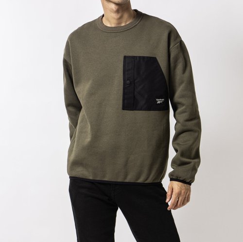 Reebok(リーボック)/アドベンチャー フリース スウェット / CL ADVENTURE FLEECE SWEAT /グリーン