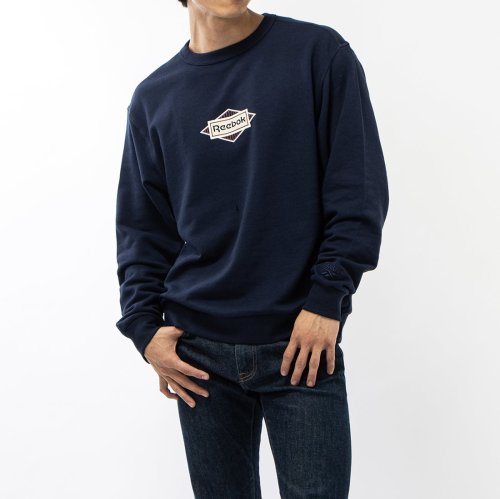 Reebok(Reebok)/クラシック クルース ウェット / CLASSIC SG CREW SWEAT /ネイビー