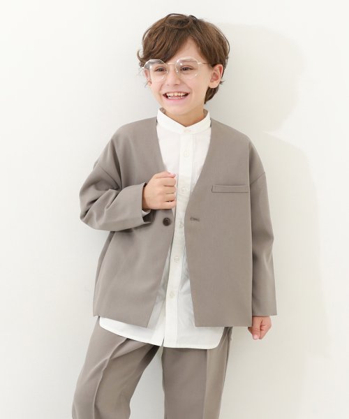 フォーマル ノーカラージャケット セットアップ 子供服 キッズ 男の子  