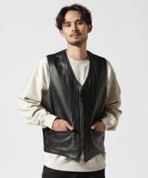 Schott/193V LEATHER VEST/レザーベスト/505791418