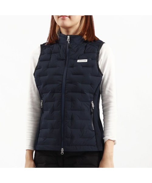 BRIEFING GOLF(ブリーフィング ゴルフ)/日本正規品 ブリーフィング ゴルフ ウェア BRIEFING GOLF ダウンベスト 軽量 WOMES HYBRID DOWN VEST BRG233W41/ネイビー