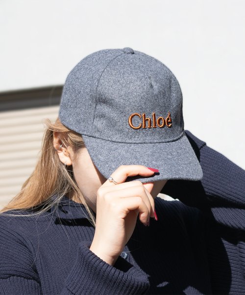 Chloe クロエ ロゴ キャップ 帽子 クロエキッズ 大人もOK (505791626 