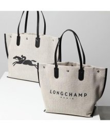 Longchamp/Longchamp トートバッグ 10090HSG037 コットン×レザー ロゴ/505791804