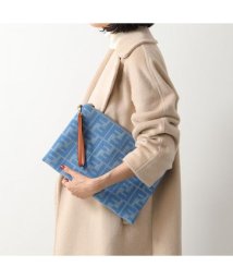 FENDI/FENDI クラッチバッグ 8N0178 AP4N デニム ジャガード FFロゴ/505791845