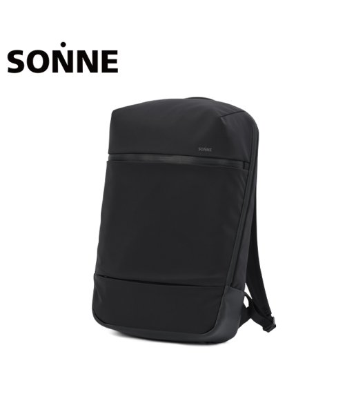SONNE(ゾンネ)/ゾンネ リュック ビジネスリュック A4 軽量 撥水 トリム SONNE TRIM SOSL001 メンズ ブランド/ブラック