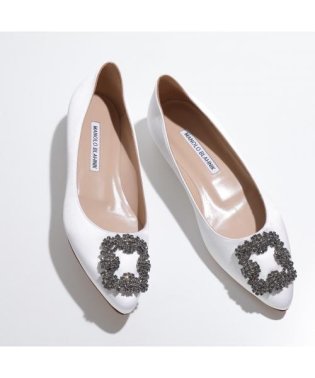 MANOLO BLAHNIK/MANOLO BLAHNIK パンプス HANGISIFLAT FMC SATIN 9XX 0348/505792014