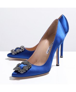 MANOLO BLAHNIK/MANOLO BLAHNIK パンプス HANGISI FMC SATIN 105/505792126