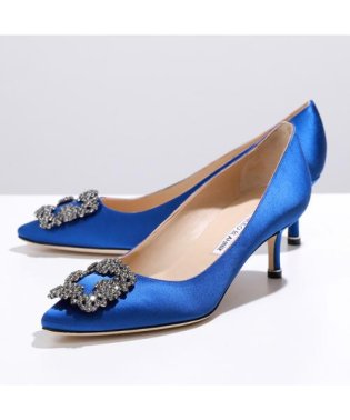 MANOLO BLAHNIK/MANOLO BLAHNIK パンプス HANGISI FMC SATIN 050 9XX 0661/505792167