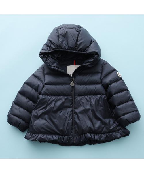 MONCLER フード付きダウンジャケット ネイビーサイズ140