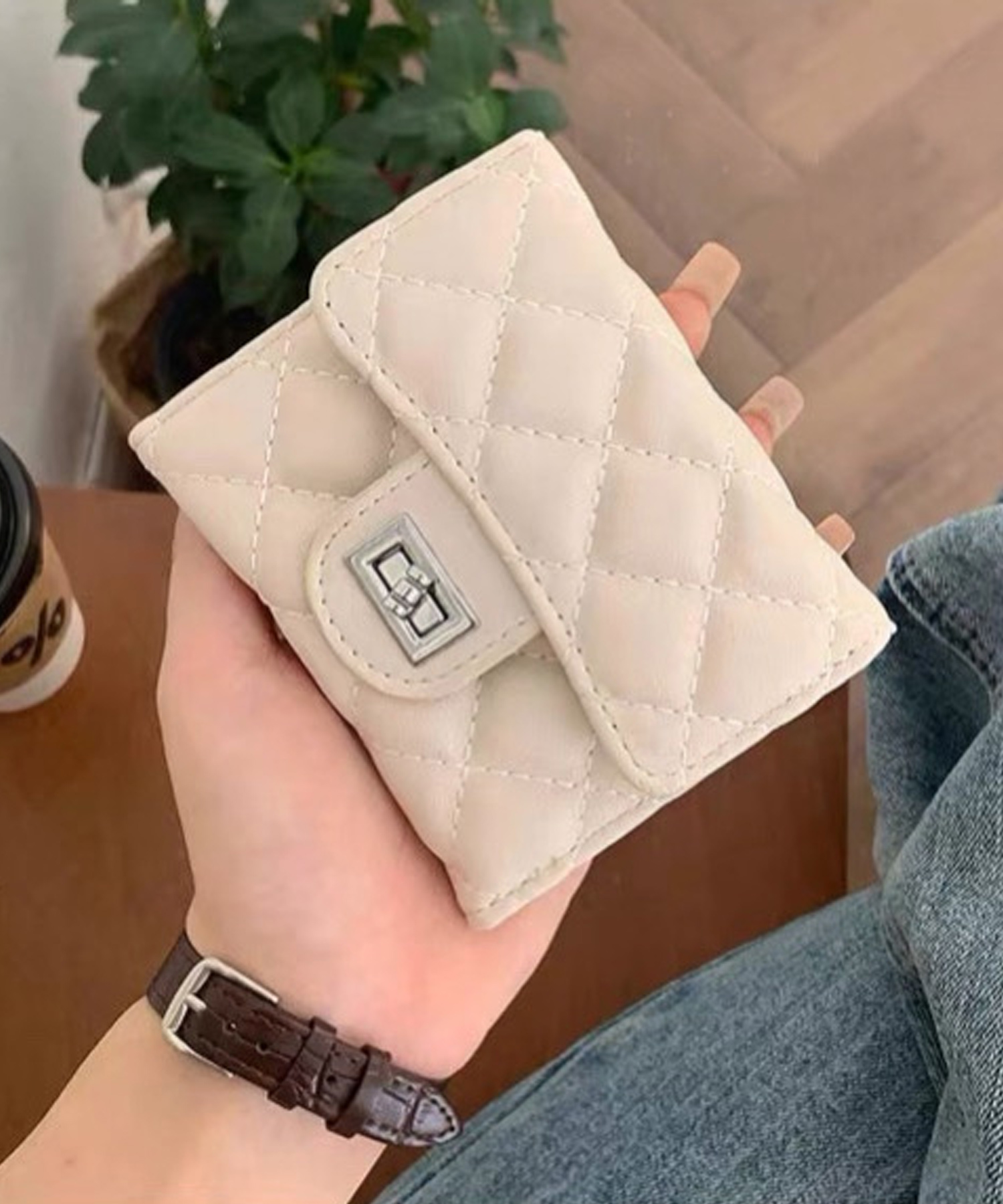 三つ折り財布 ミニ財布 折り財布 コインケース 小銭入れ 二つ折り財布  