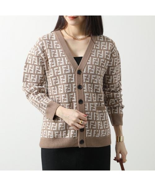 FENDI KIDS カーディガン JUG054 AOBG Vネック FENDI KIDS カーディガン JUG054 AOBG