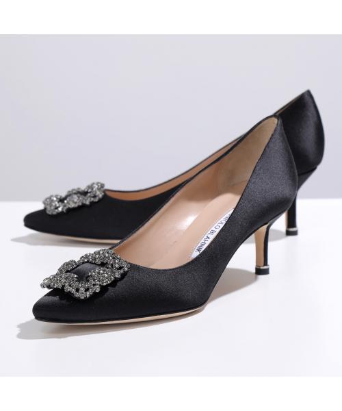 MANOLO BLAHNIKマノロ フラット ハンギシ35.5（manolo blahnik