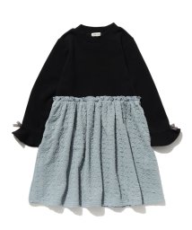 SHOO・LA・RUE(Kids) /【110－140cm】カットエンボスドッキングワンピース/505792497