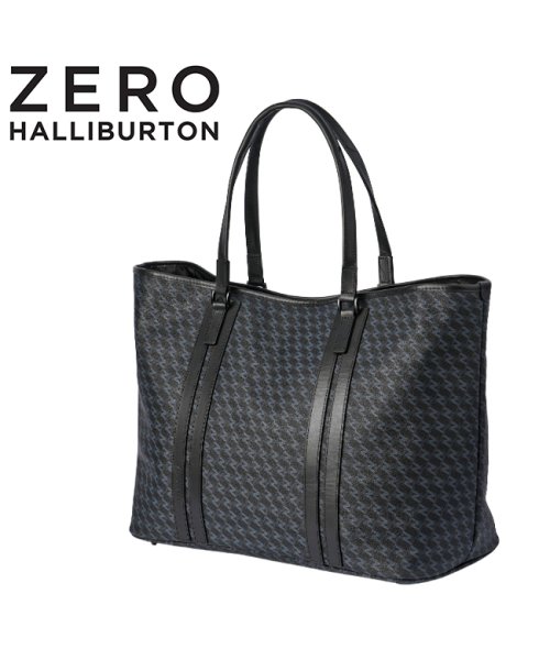 ZEROHALLIBURTON(ゼロハリバートン)/ゼロハリバートン ゴルフ モノグラム トートバッグ ロッカー Lサイズ 大きめ 大容量 ZERO HALLIBURTON GOLF Monogram 82532/ブラック