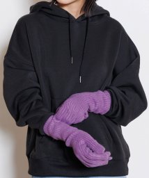 mili an deni(ミリアンデニ)/カラーニット手袋/パープル