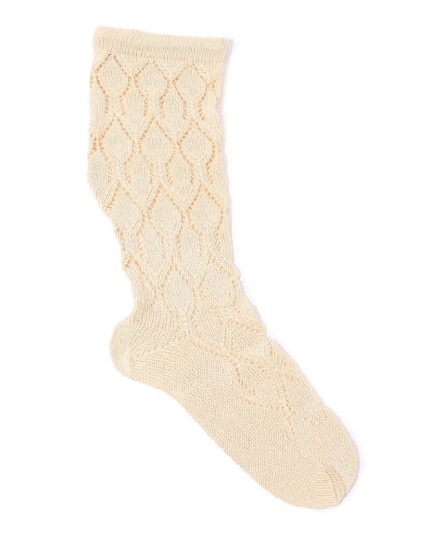 TOMORROWLAND GOODS(TOMORROWLAND GOODS)/DOMINGO LACE SOCKS/41ライトベージュ