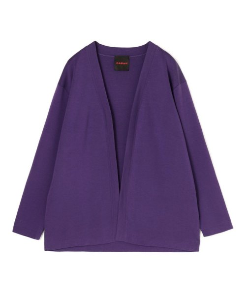 CABaN コットンポリエステル Vネックカーディガン 