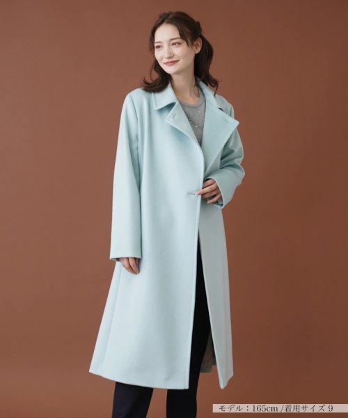カシミヤロングコート 
