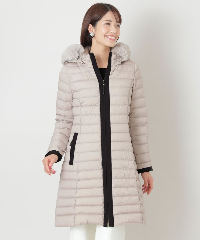 TO BE CHIC トゥビーシック】フリル ペプラムダウンベスト セール